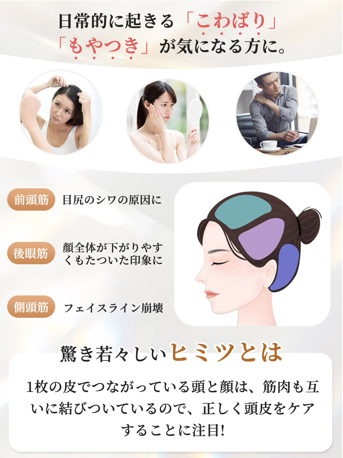 Kiboer 電気ブラシ 電動 頭皮ブラシ 美顔器 頭皮 フェイス ボディ ems RF EP 3D振動 LED光エステ 液体ボックス付き 乾湿両用 男女兼用 敬老の日 父の日 プレゼント シルバー